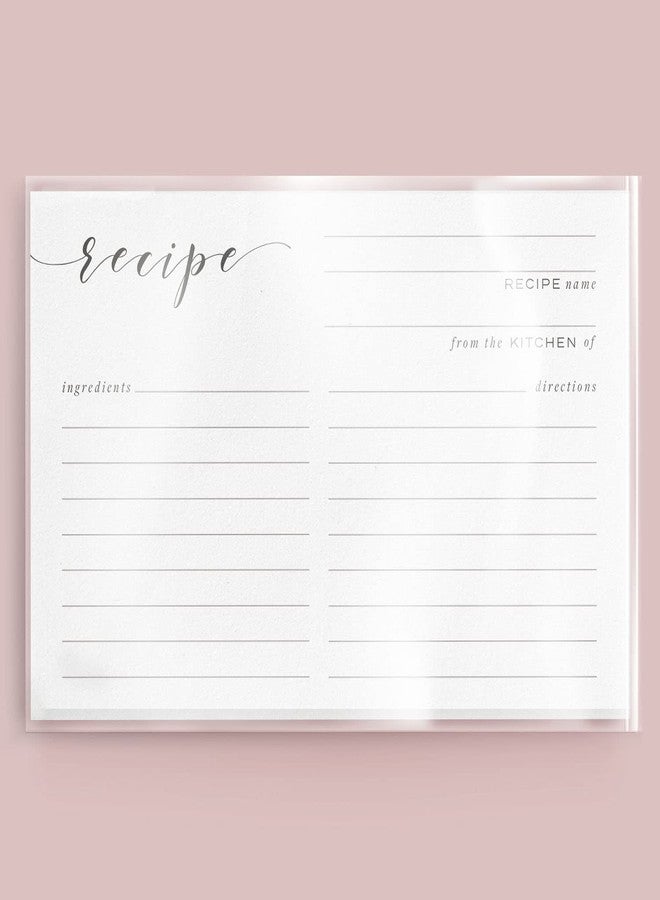 Dashleigh Recipe Card Notepad, 4x6 in, 100 Sheets, Front and Back - Image 3